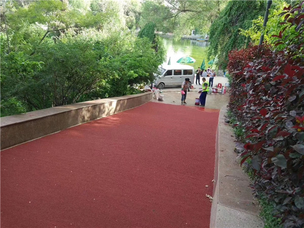 龙潭彩色路面施工